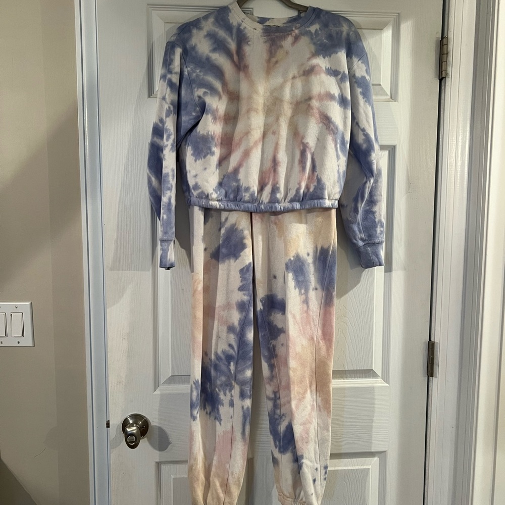 Tie dye sweat set